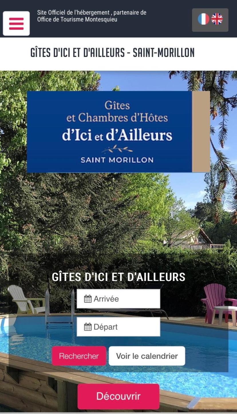 Chambres D'Elisa Saint-Morillon Екстериор снимка